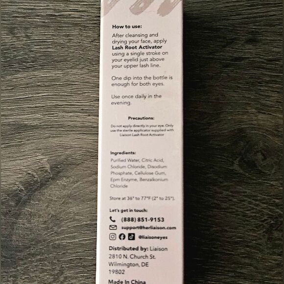 LASH ROOT ACTIVATOR LASH SERUM BY HER LIAISON new 3ml Expires 2027 MSRP $50 - Picture 15 of 16